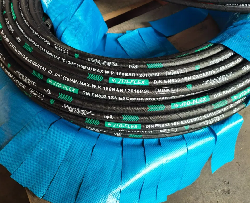 Stainless Steel Braided R14 PTFE Hose Smoothbore/Convoulted Flexible High Pressure Hydraulic Hose