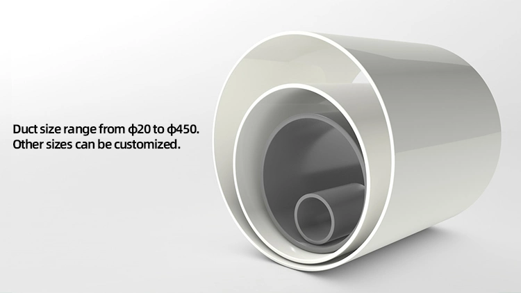 Air Duct Manufacturing PP Polypropylene Exhaust Pipe