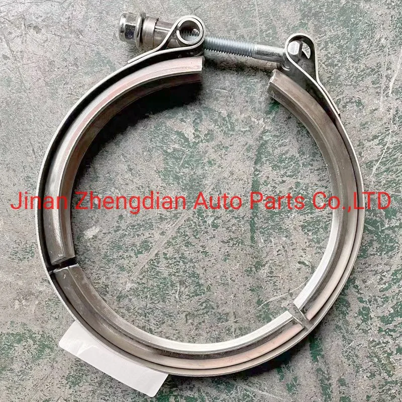 Fh012000000063 Exhaust Pipe Clamp 142mm for Beiben Sinotruk Shacman FAW Foton Camc Saic Hongyan Truck Spare Parts