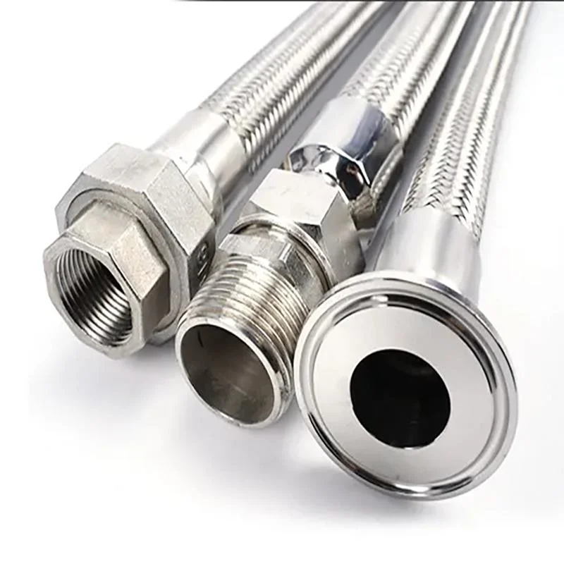 Stainless Steel Flexible Braided Exhaust Pipe Hydraulic Metal Hose