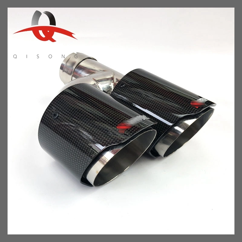 [Qisong] Universal Auto Parts Carbon Fiber Exhaust Tail Tube