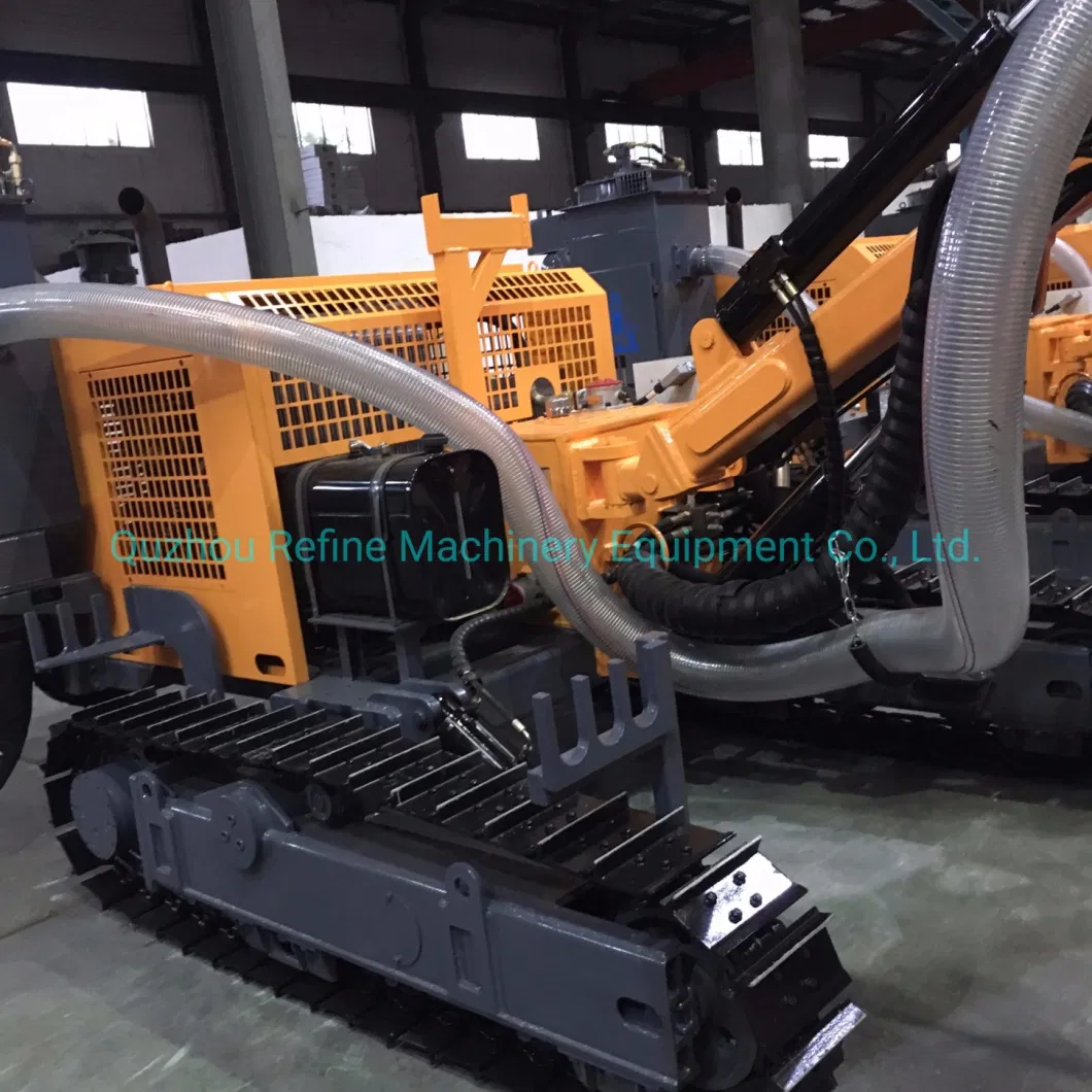 KG430 90-127mm 25m Depth Crawler Drill Carriage