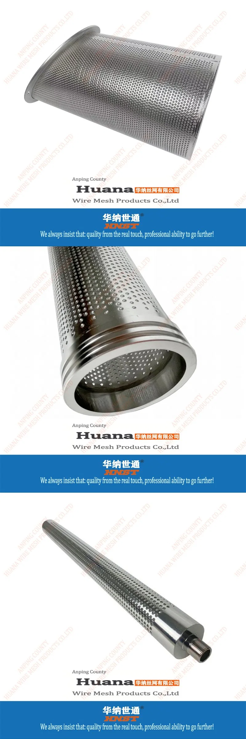 25 Inch Stainless Steel Perforated Metal Pipe for Exhaust System