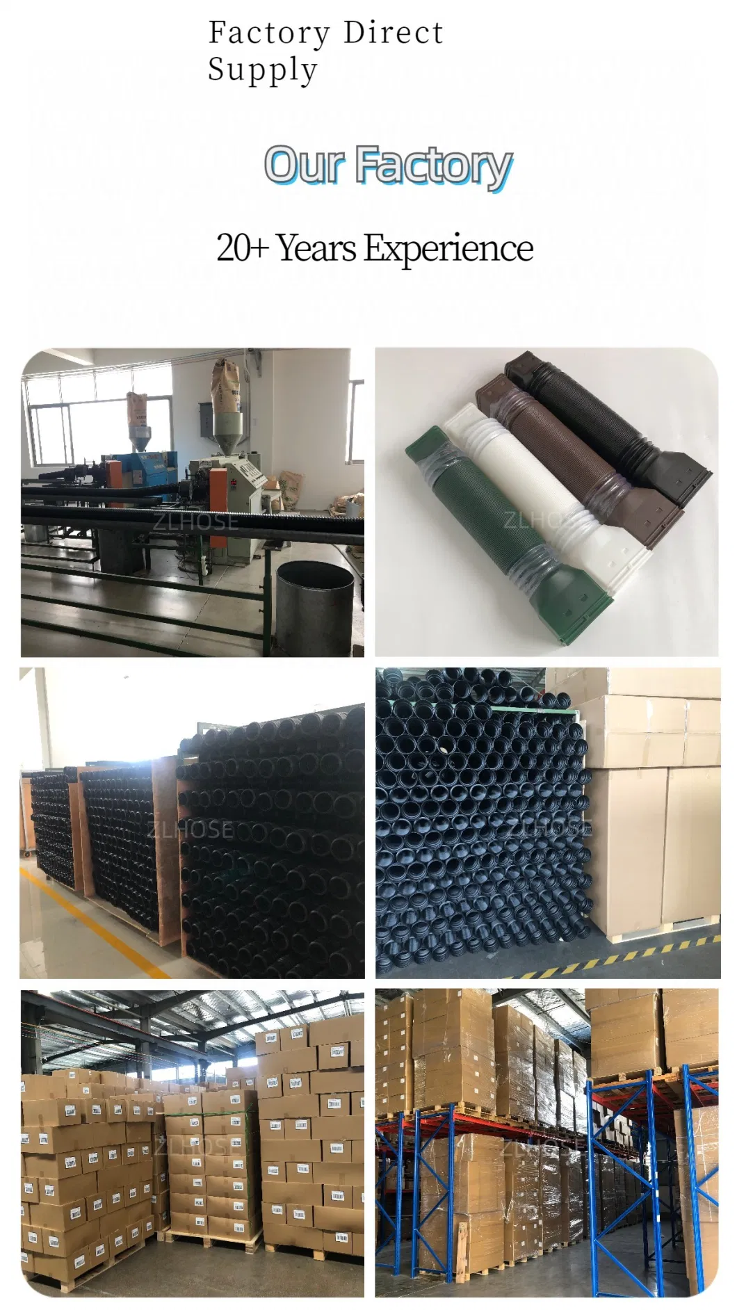 Flexible Rain Water Pipe Rainwater Drainage Pipe