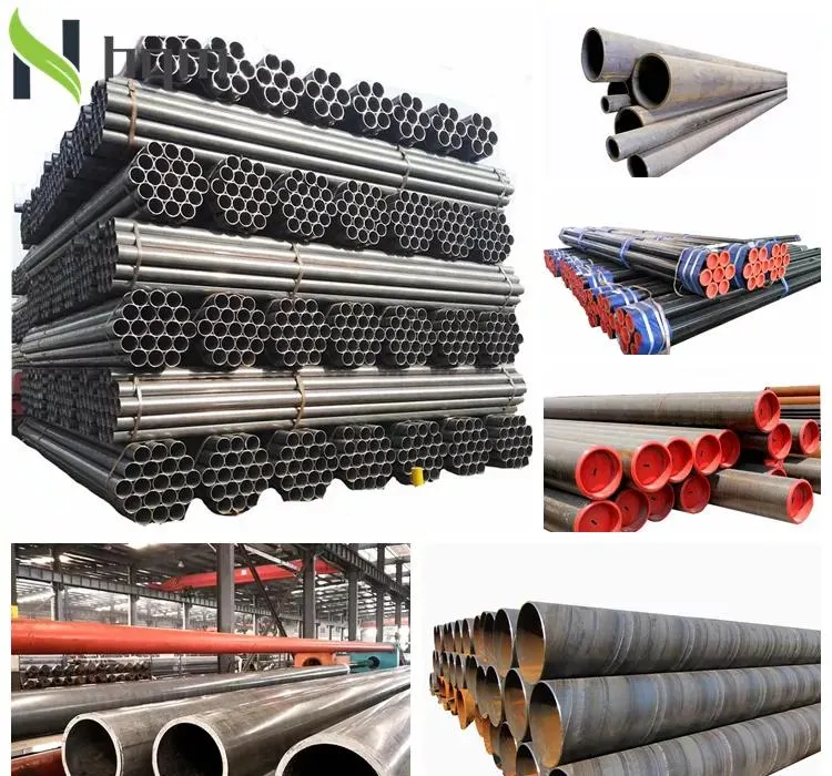 Carbon Steel Flexible Exhaust Pipe 4/3 Inch Price Per Meter Pre Insulateepoxy Lined Carbon Steel Pipe