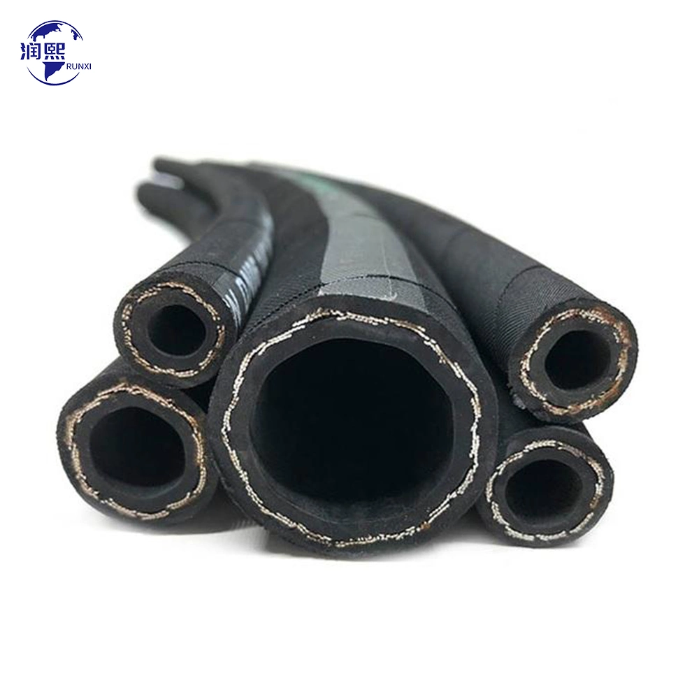 SAE 100 R1 3/8 Inch High Pressure Steel Wire Braided Flexible Hydraulic Rubber Hyd Hose