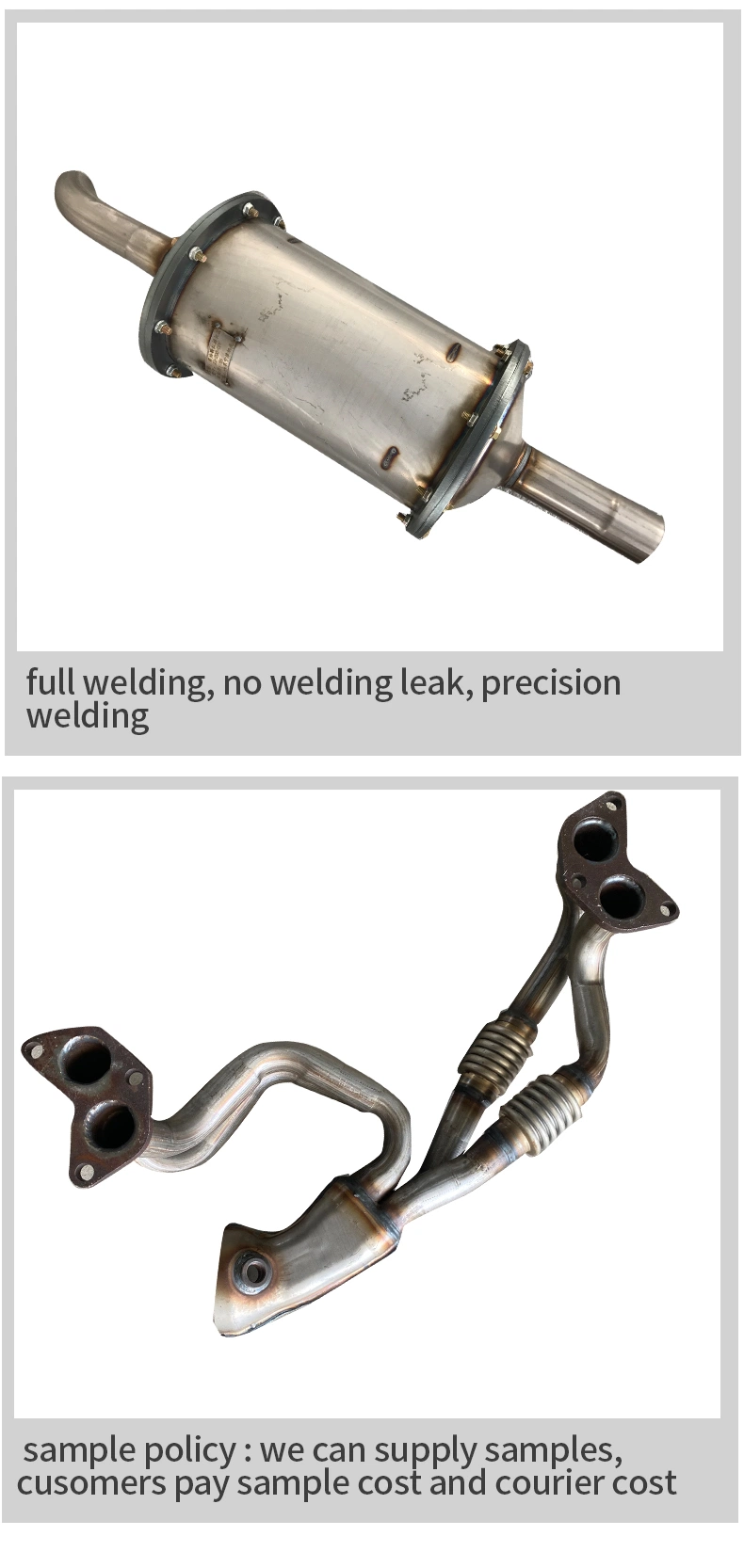 RAV4 Middle Exhaust Manifold Catalytic Converter with Shaped Box