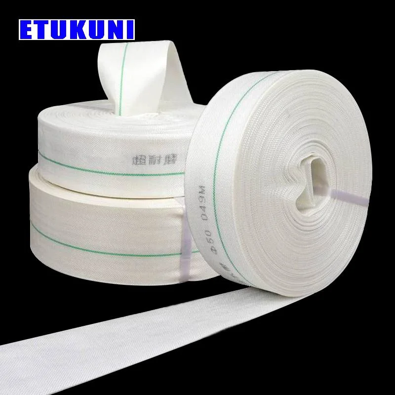 Manufacturer Black and White Inch 1 DN25 to DN200 Agriculture Lining PE Polyethylene Canvas Fire Hose