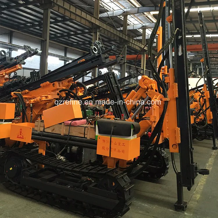 KG430 90-127mm 25m Depth Crawler Drill Carriage