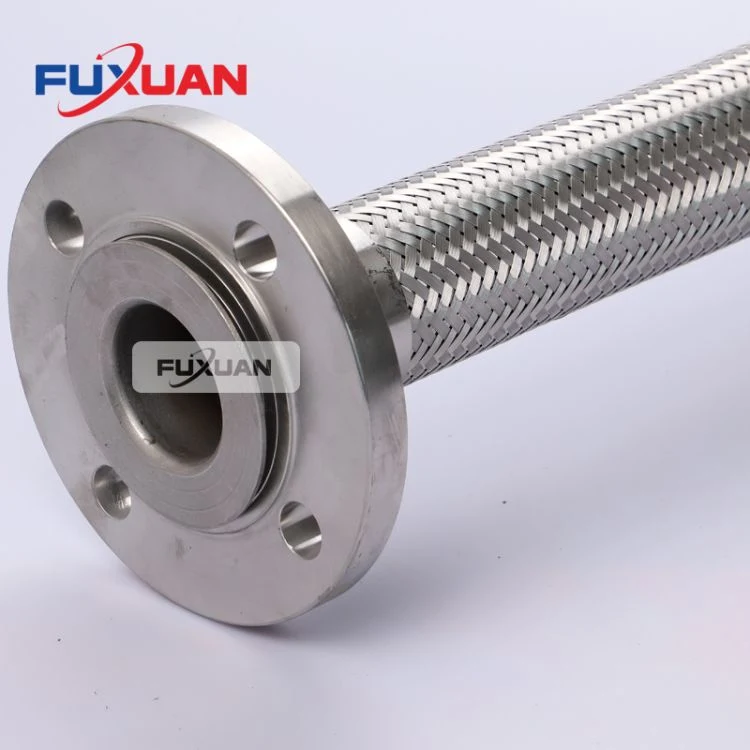 304 Stainless Steel Flexible Joint Braided Flange Metal Hose