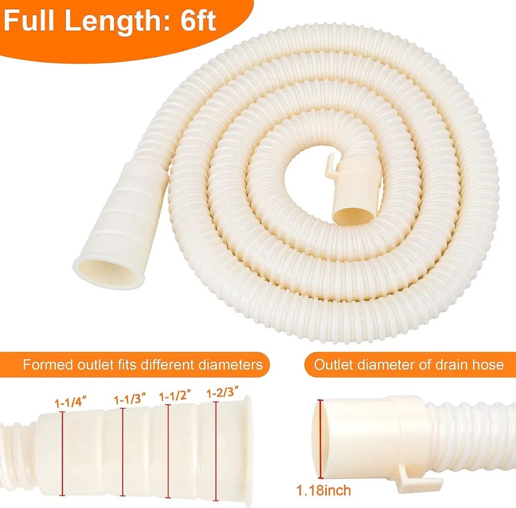 Washing Machine Drain Hose for Extension Kit Universal Fit All Drain Hose