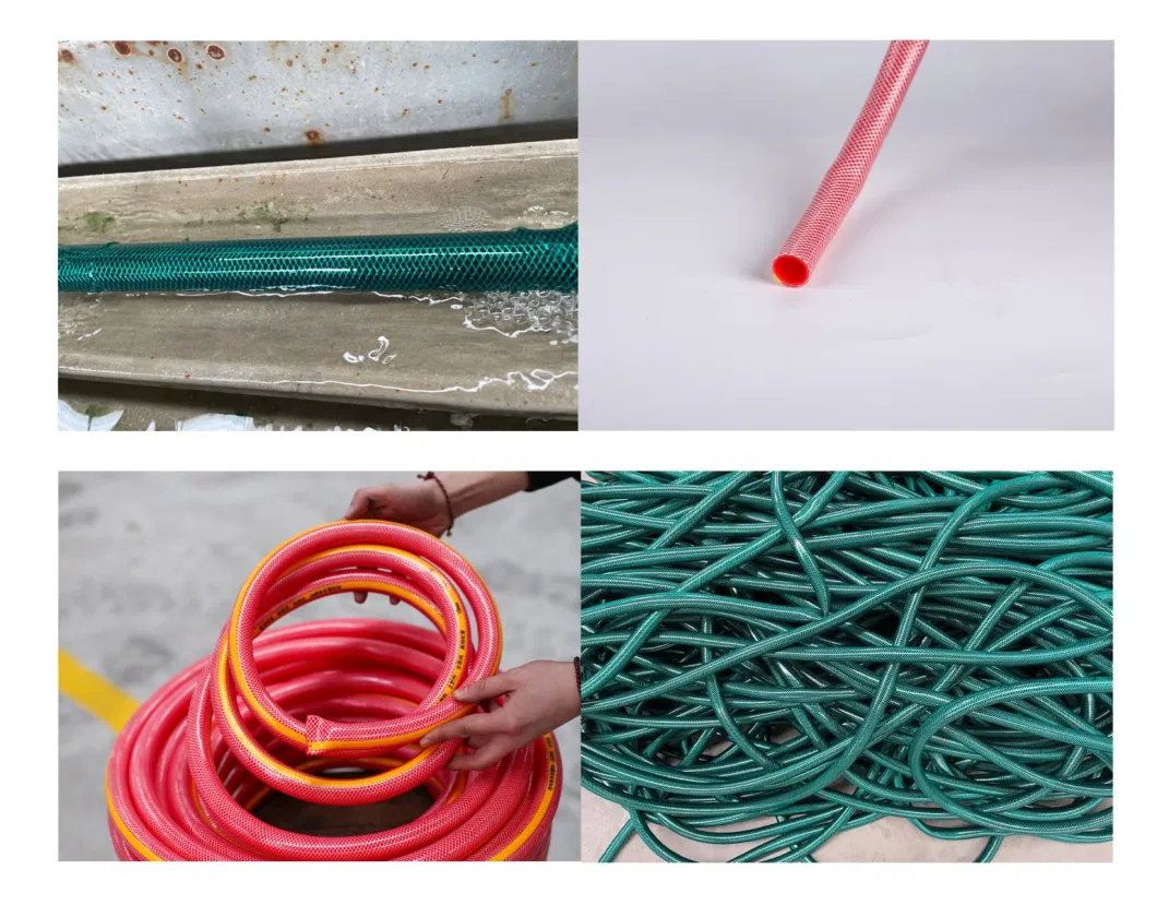 Factory Wear-Resistant PVC Fiber Reinforced Braided Garden Hose Conveyor Drain Hose