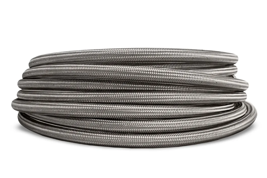 Stainless Steel Braided PTFE SAE100 R14 Flexible Colorful PTFE Hose