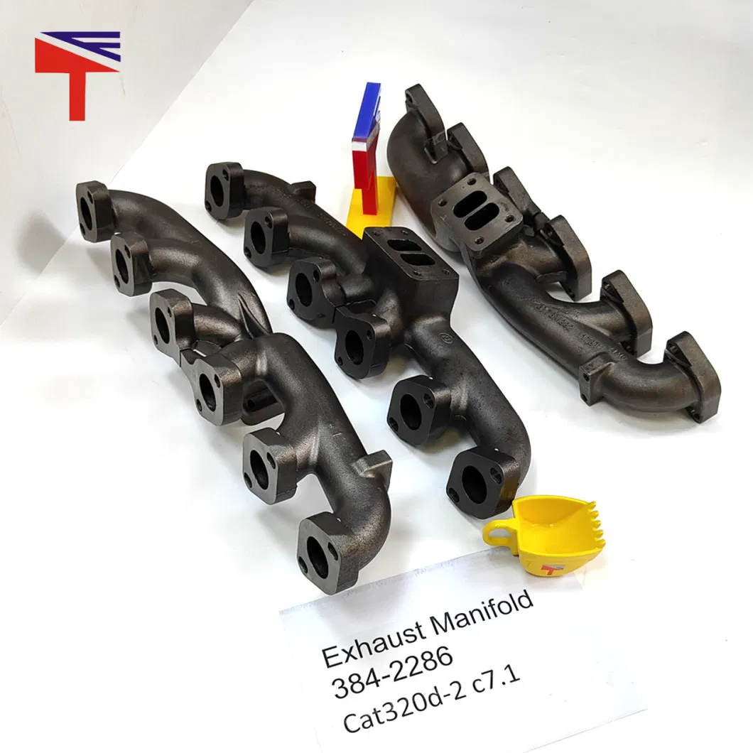 Machinery Spare Parts 384-2286 Exhaust Manifold for Engine 320d-2 C7.1