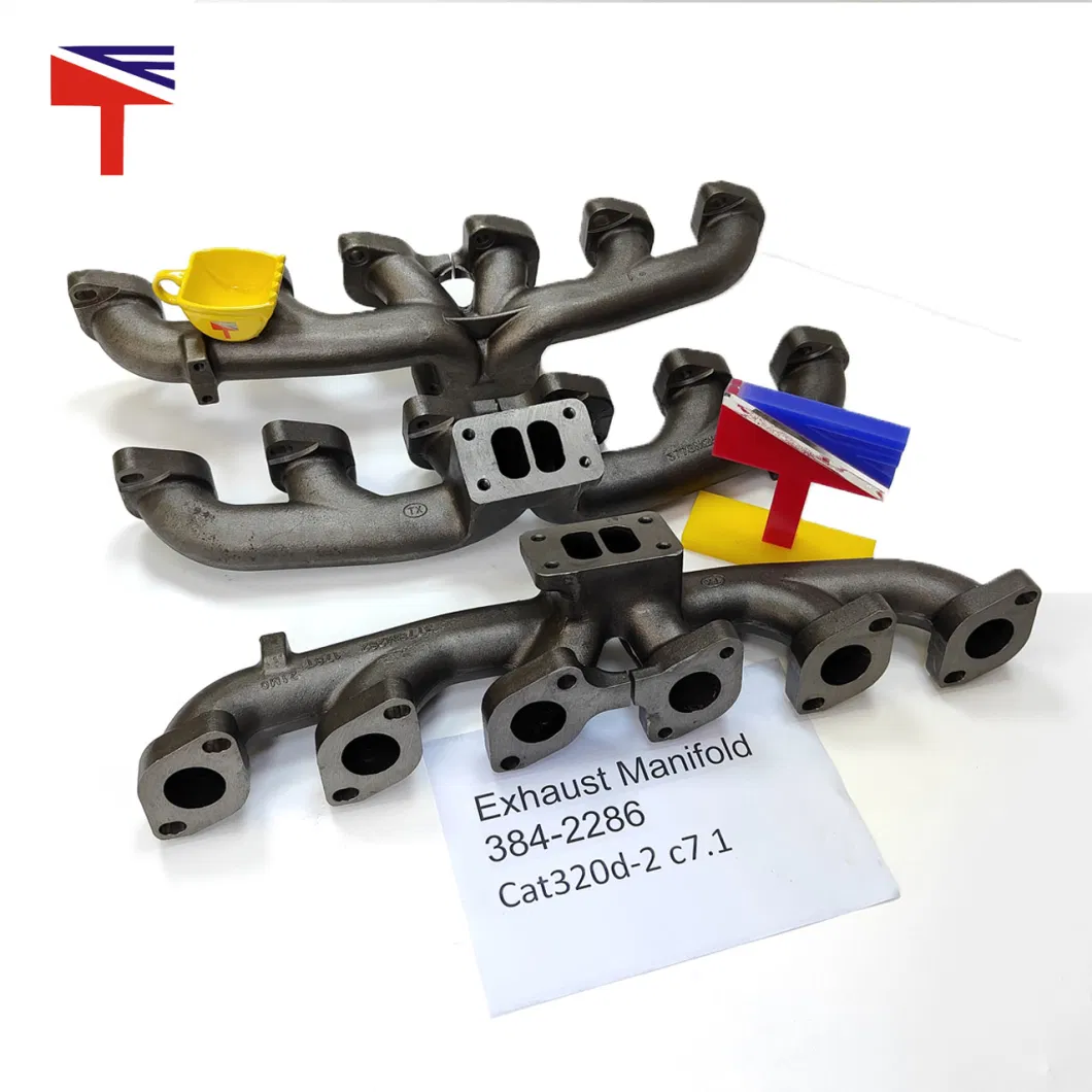 Machinery Spare Parts 384-2286 Exhaust Manifold for Engine 320d-2 C7.1