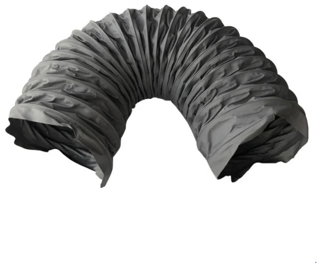 Flexible High Quality Tarpaulin Air Duct Hose to 100&ordm; C Smoke Removal Exhaust Ventilation Hose 2/3/4/6/8/10/16/20 Inch