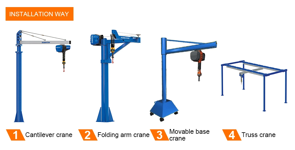 500kg Overhead Load and Unload Truss Crane System Lifting Hoist