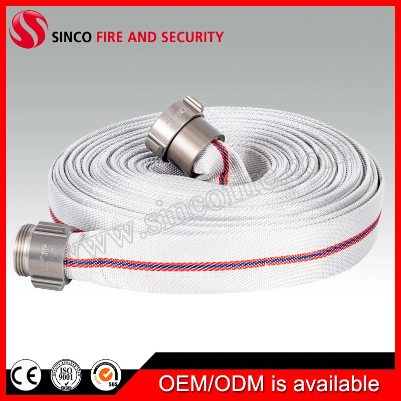 Single/ Double Jacket PVC/ Rubber Lining Canvas Fire Hose