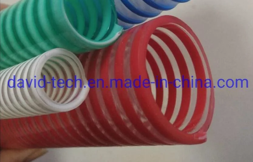 PVC Braided Polyester Thread Transparent Layer Reinforced Layflat Garden Air Gas Water Oil Delivery Suction Pipe Tube Hose