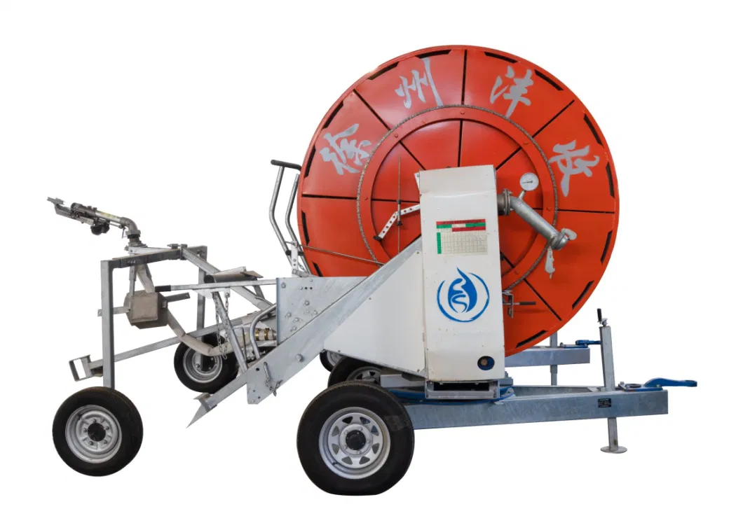 Manufacturer Price Farm Land Irrigation Equipments Sprinkler Spray Hose Reel Machine