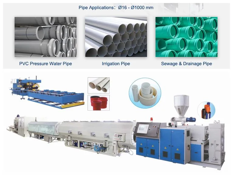 PVC Pipe Manufacturing Machine UPVC Soft Hose Pipe Extrusion Line