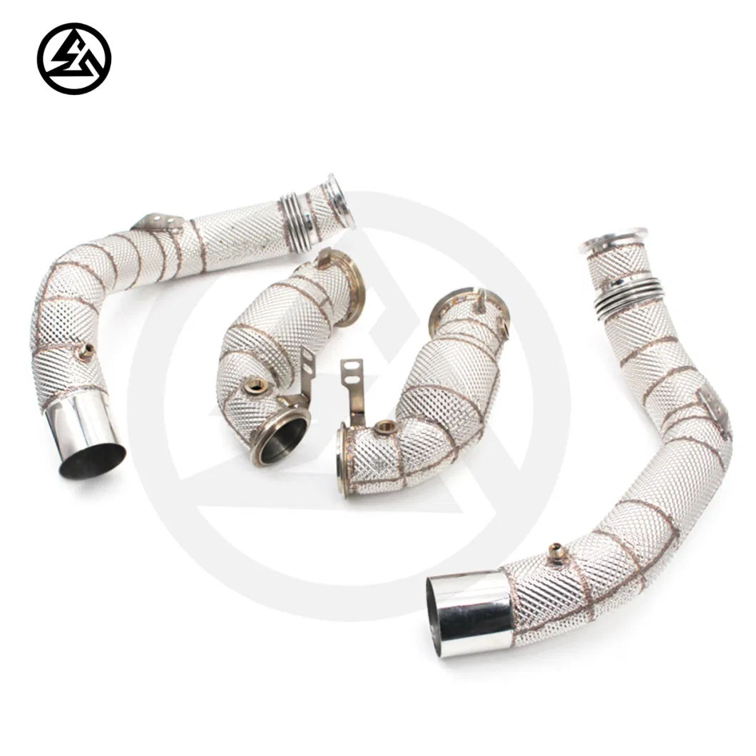 Csz Aftermarket Parts for BMW X5m F85 X6m F86 4.4t Catted Downpipe