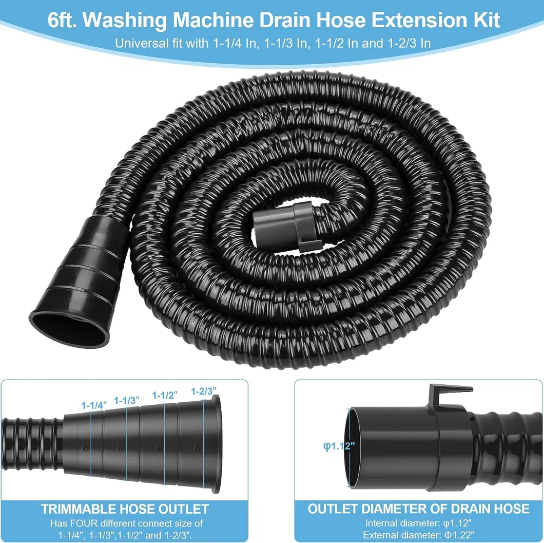 Universal Wash Machine Drain Extension Hose Portable Drain Pipe Hose