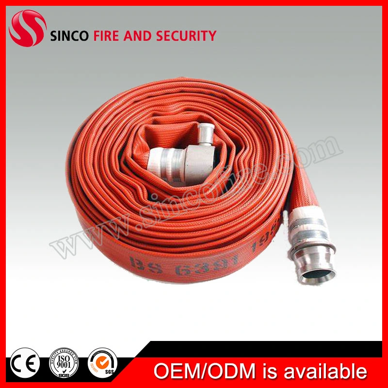 Single/ Double Jacket PVC/ Rubber Lining Canvas Fire Hose