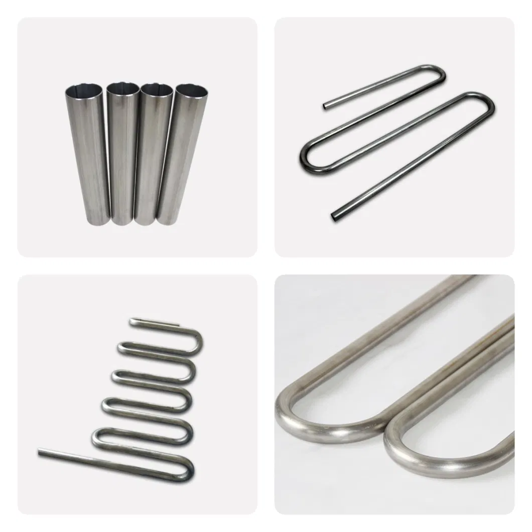 Manufacturer Customized U-Tube Seamless Slotted Thread Corrugated Joint Internal Wave Bending Welding 304 Stainless Steel U-Tube