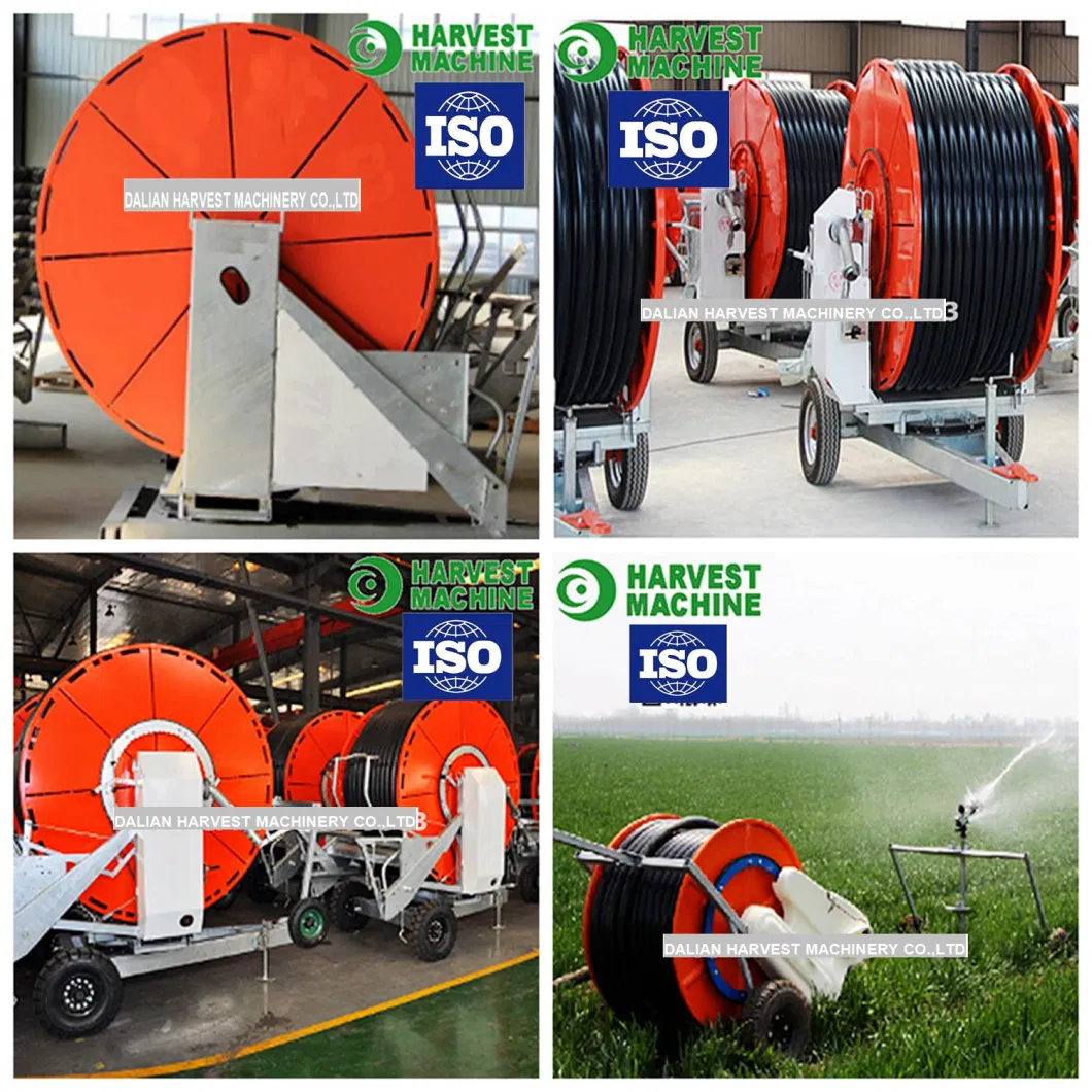 Hose Reel Irrigation System Big Rain Gun Traveling Irrigator System