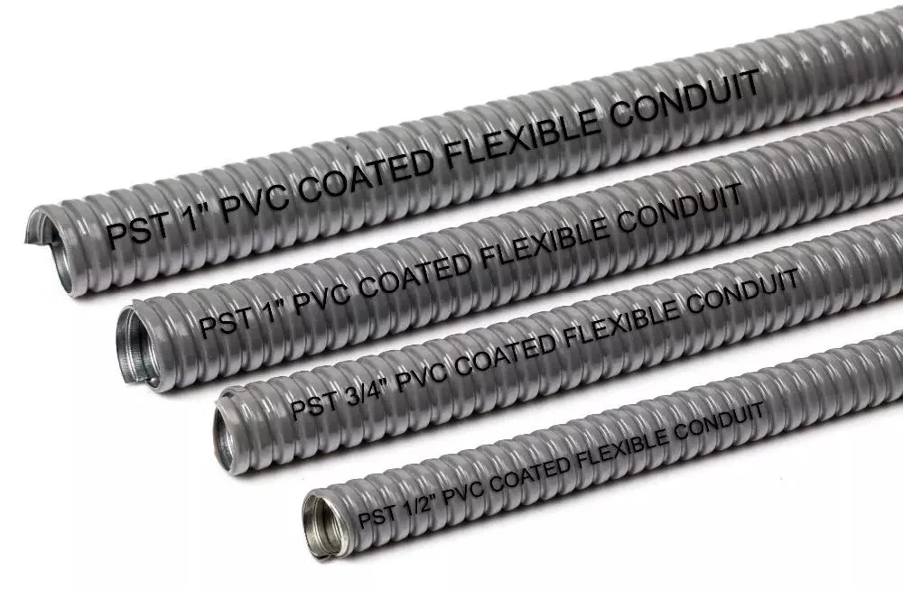 PVC Coated Galvanized Flexible Corrugated Metal Conduit Pipe/Tube