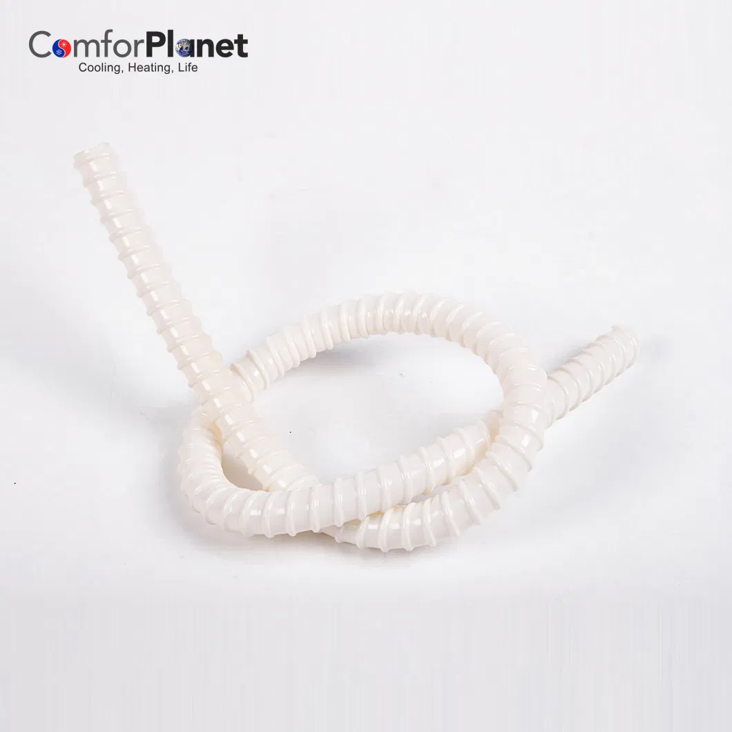 White Round PVC Plastic Rubber Flexible Water Connector 50m Air Conditioner Flexible Drain Hose