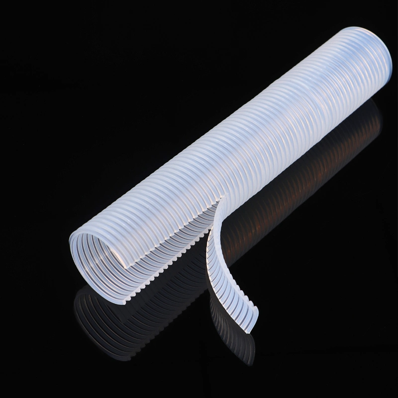 Inner Layer Flat Smooth Outer Layer Corrugated PTFE Bellows Tube