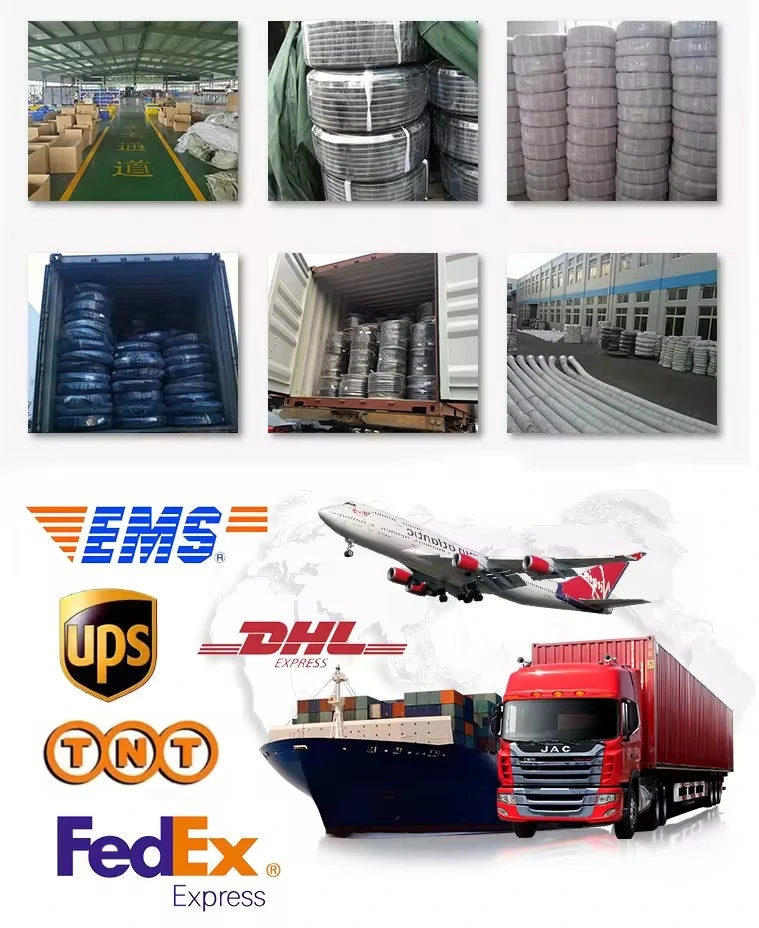 Rubber Products Marine Wet Exhaust Hose Water Pump Hoses Concrete Delivery Water Oil Slurry Suction Flexible Rubber Hose