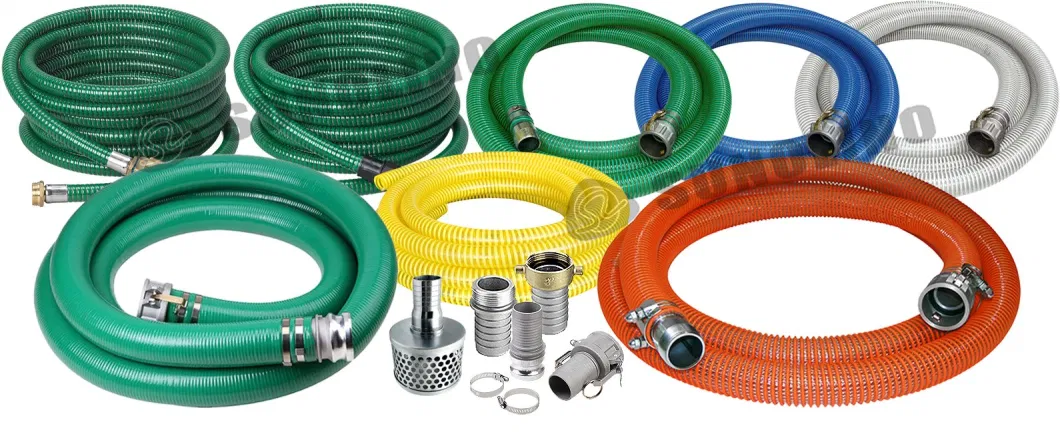 Water Pump Flexible Suction PVC Drain Hose with Non-Toxic