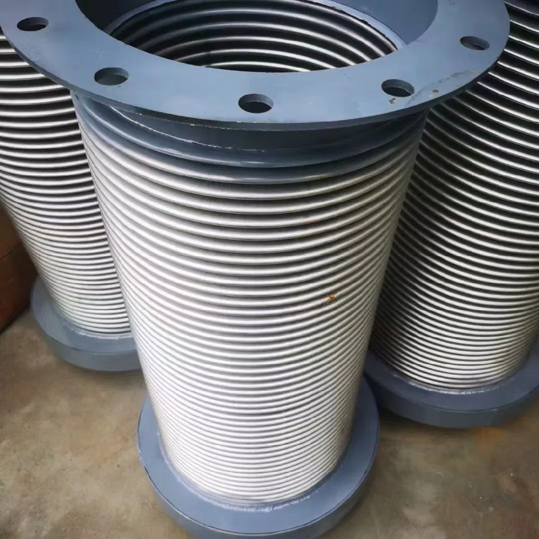 Stainless Steel Wire Braided Flexible Flanged Expansion Joint Corrugated Metal Hose with Flange Corrugated Tube Bellow