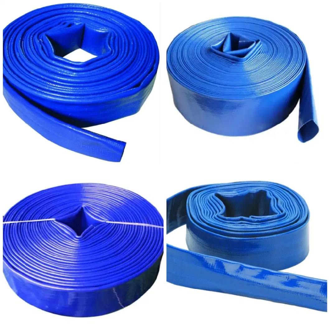 1 1.5 2 3 4 5 6 8 10 12 16 Inch Soft and Flexible Plastic Layflat Agriculture Irrigation Drain Hose