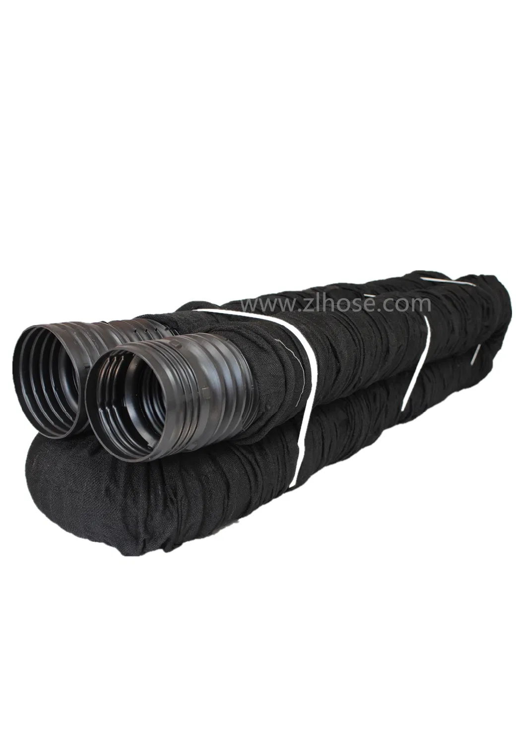 Perforated Corrugated Expandable Flexible Landscape Drain Pipe, 4-Inch by 12-Feet