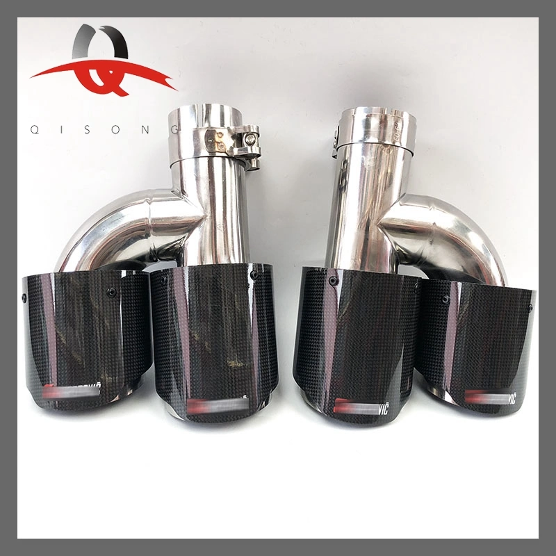 [Qisong] Universal Auto Parts Carbon Fiber Exhaust Tail Tube