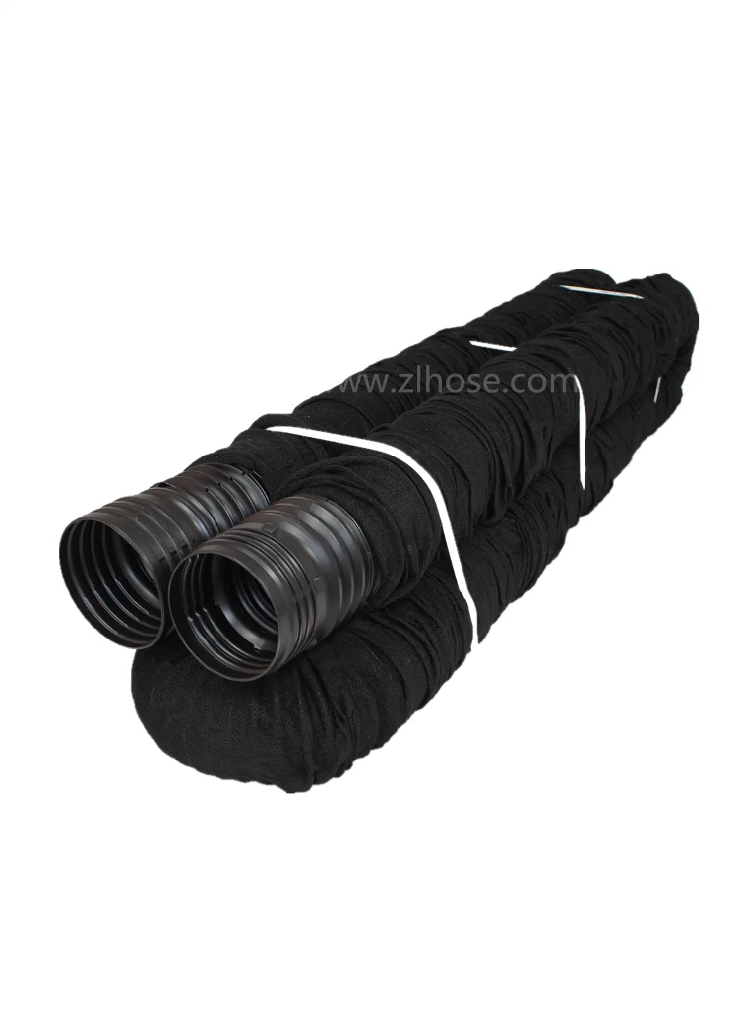 Perforated Corrugated Expandable Flexible Landscape Drain Pipe, 4-Inch by 12-Feet