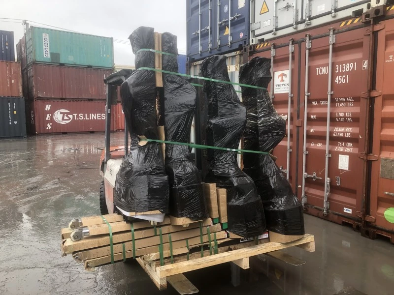 Mini Hydraulic Electric Stacker 1000kg 800/1000/1300mm Unload Container Self-Loading Forklift Truck