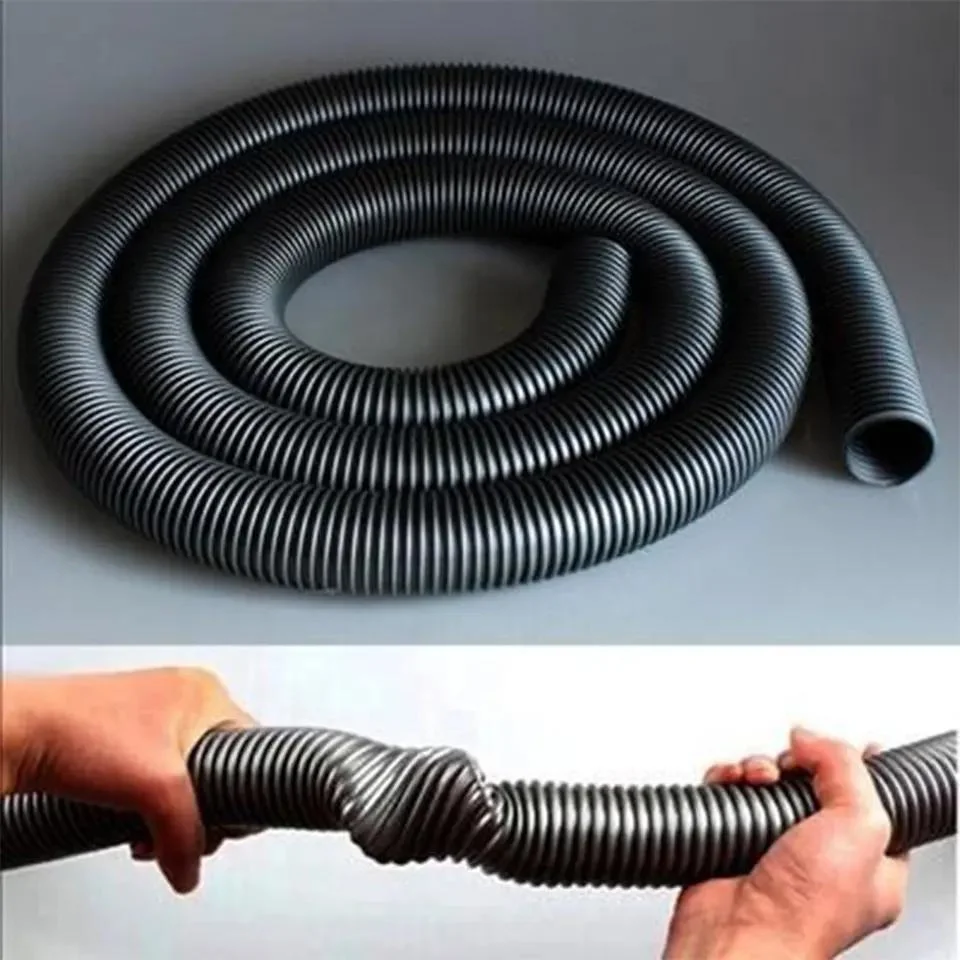 Universal EVA Wet Dry 38 48 51mm Plastic Flexible Corrugated Vacuum Hose