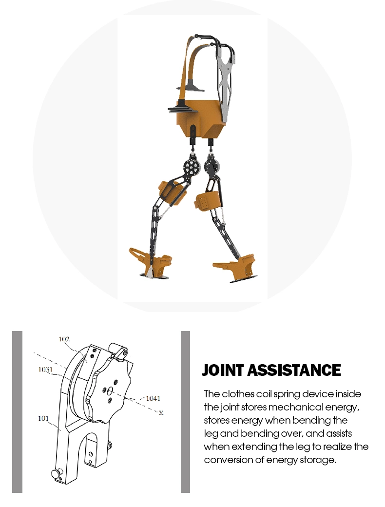 Industrial Exoskeleton Wearable Lifting Exo Suit Work Firemen Tactical Robot Exoskeleton Shoulder Support