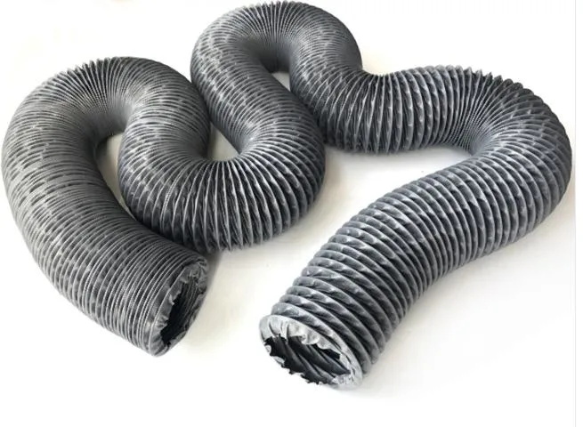 Flexible High Quality Tarpaulin Air Duct Hose to 100&ordm; C Smoke Removal Exhaust Ventilation Hose 2/3/4/6/8/10/16/20 Inch