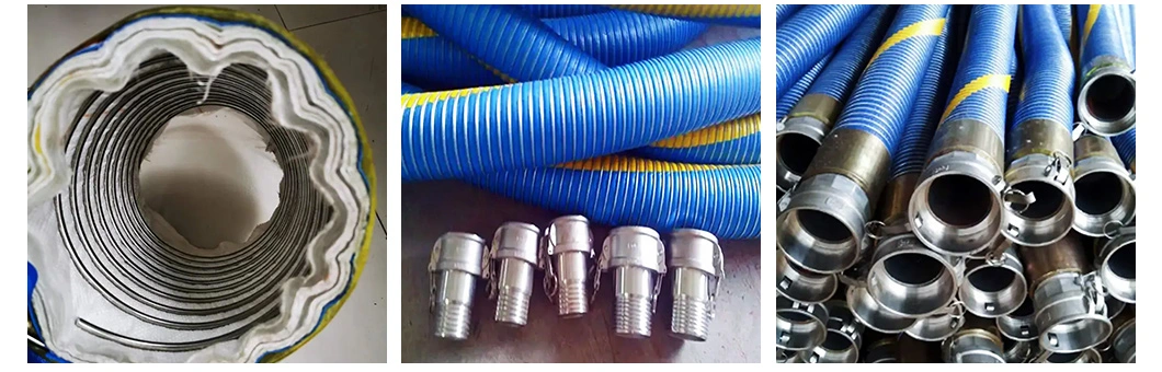 Chemical Resistance Flexible PVC Stainless Steel Composite Oil Fuel Delivery Hose