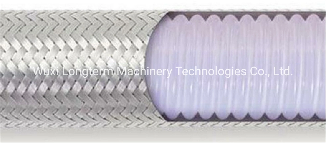 Flexible PTFE Hose Low Convoluted, Corrugated PTFE Tube with High Tensile Ss Braid