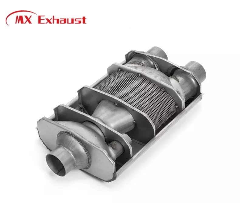 Universal 63mm Car Exhaust Muffler Stainless Steel Switch Sound Exhaust