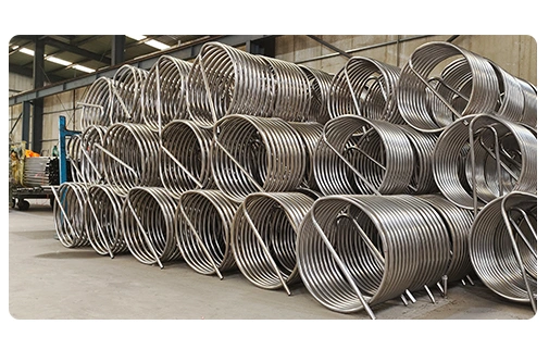 DIN Standard Seamless Waved/Corrugated Stainless Tube High Heat Transfer Rate 304 316L 321 310S Heat Exchange Steel Tube