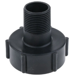 DIN61 IBC Adapter with 1-1/4" Hose Barb Tube Hose Fittings