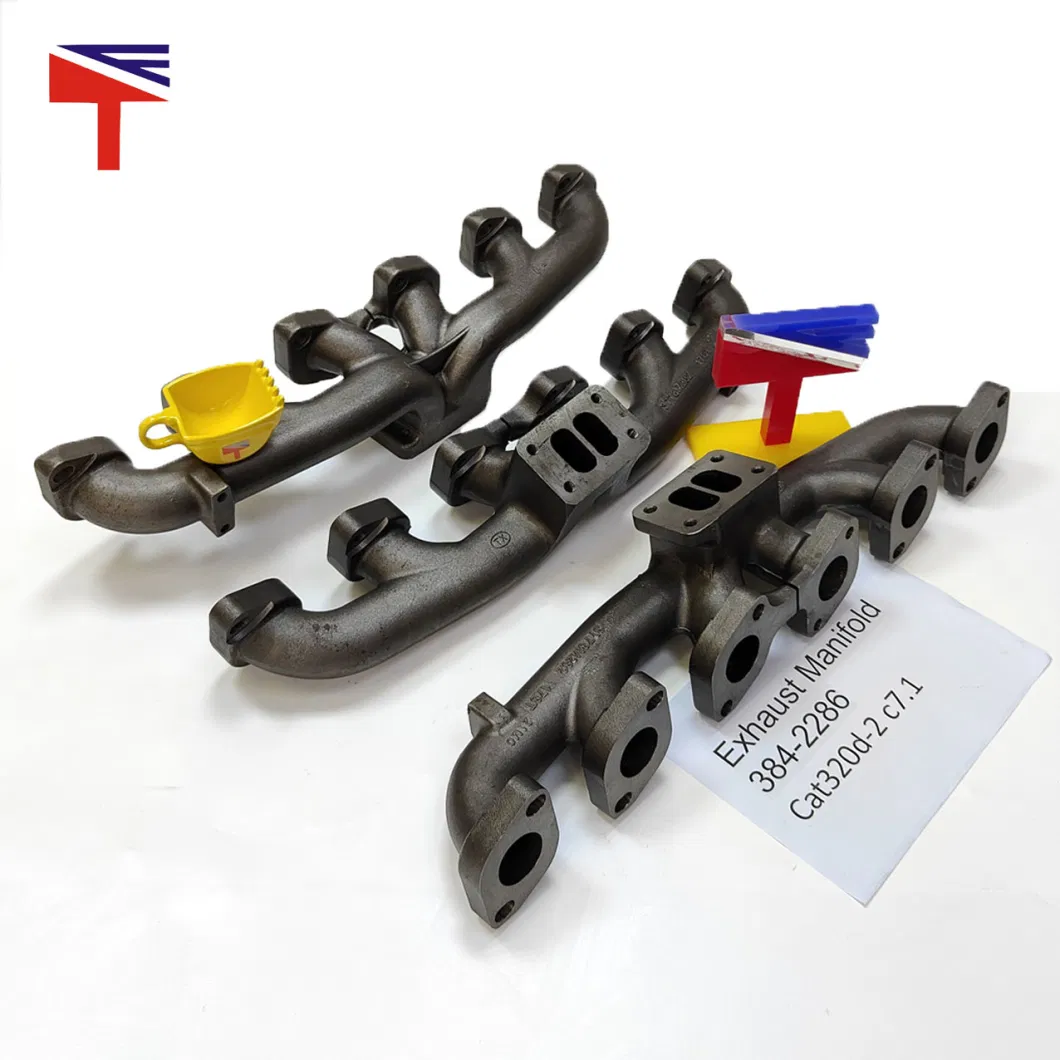 Machinery Spare Parts 384-2286 Exhaust Manifold for Engine 320d-2 C7.1